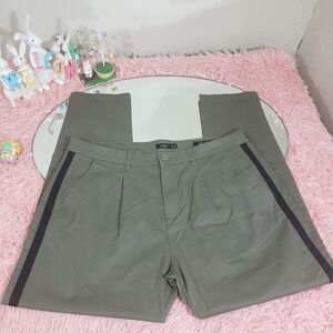 Ovs men olive green pants